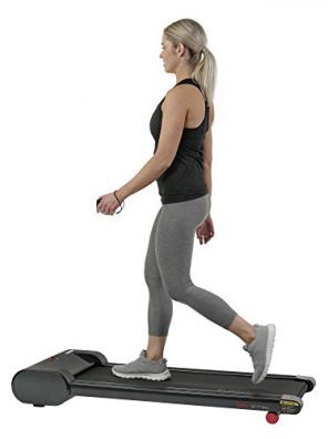 Sunny Health, Fitness Walkstation Slim Flat Treadmill