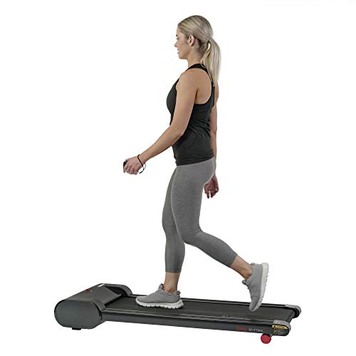 Sunny Health, Fitness Walkstation Slim Flat Treadmill