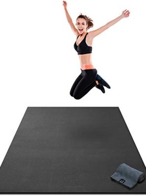 Premium Extra Thick Large Exercise Mat - 7' x 4' x 8mm