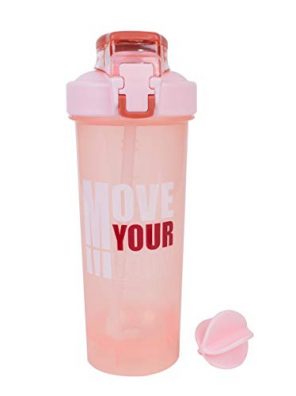 TECKE Sport Fitness Gym Water Shaker Bottle