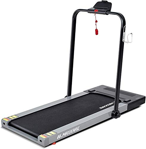 MaxKare 2-in-1 Folding Electric Treadmill
