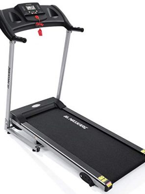 MaxKare Electric Treadmill Foldable 17" Wide Running Machine