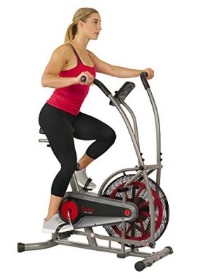 Sunny Health, Fitness Motion Air Bike, Fan Exercise Bike