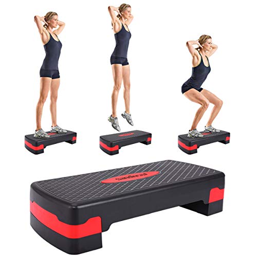 Exercise Stepper Fitness Aerobic Step Adjust