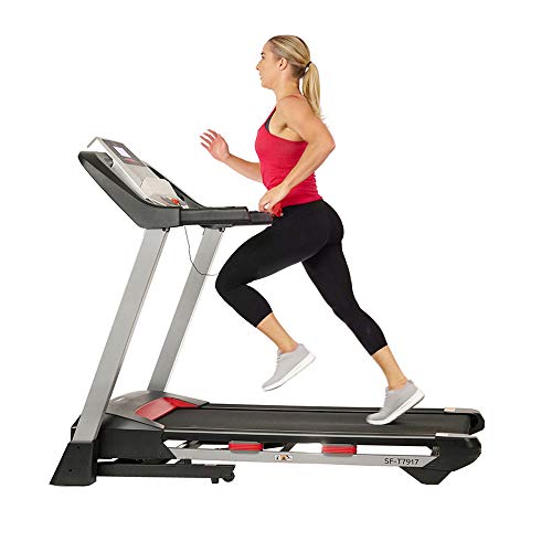 Sunny Health, Fitness Folding Treadmill for Home Exercise