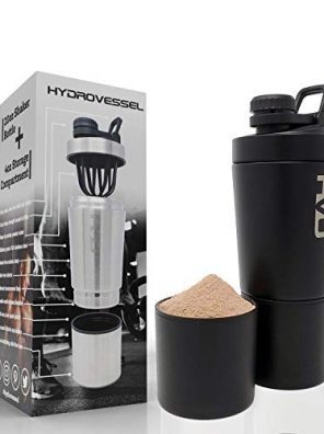 HydroVessel Vacuum Insulated Hot/Cold Protein Shaker