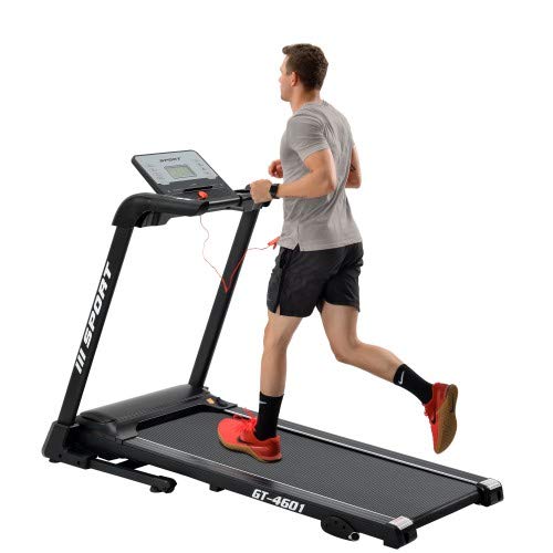 2.25HP Folding Treadmill with Quiet Motor, Incline, and Speaker - Your Home Gym's Perfect Companion