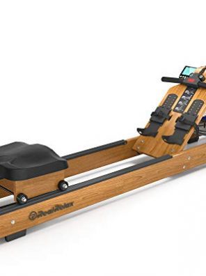 Real Relax Wooden Water Rowing Machine with LED