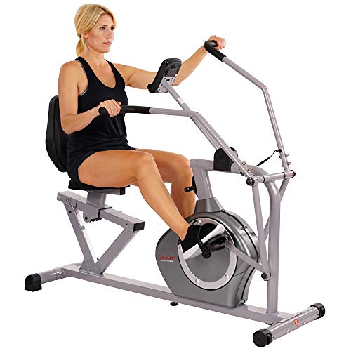 Sunny Health, Fitness Magnetic Recumbent Exercise Bike