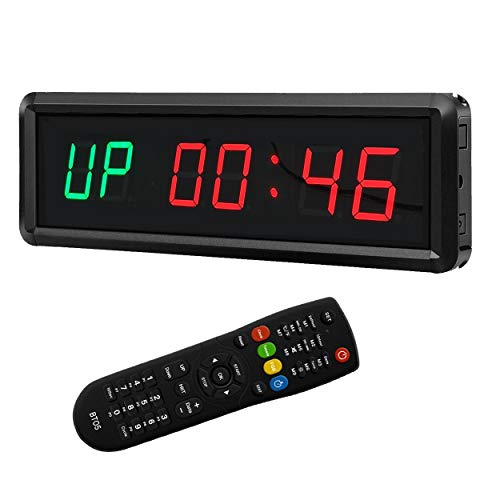 BTBSIGN LED Interval Timer Count Down/Up Clock Stopwatch