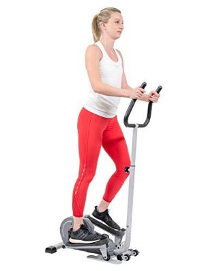 Fitness Magnetic Standing Elliptical with Handlebars