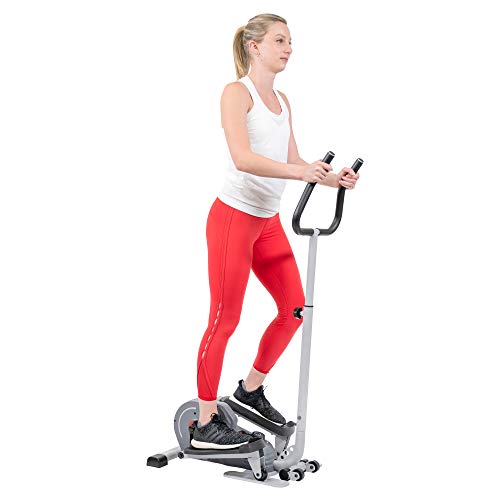 Fitness Magnetic Standing Elliptical with Handlebars