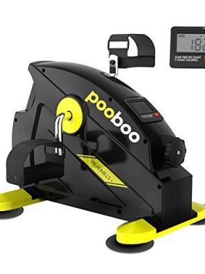 pooboo Pedal Exerciser Under Desk for Legs and Arms