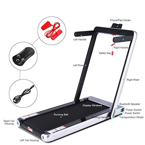2 in 1 Folding Treadmill for Home Best - CardioCup.com