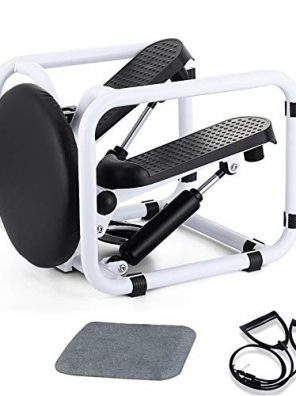 Stepper Desk Multi-Functional Mini Twist Stepping Machine with Resistance Bands