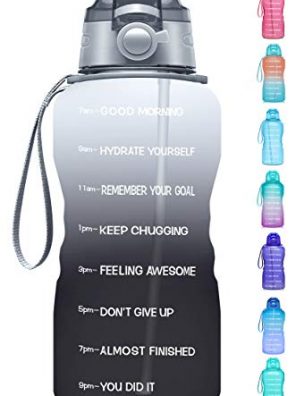Giotto Large 1 Gallon/128oz Motivational Water Bottle