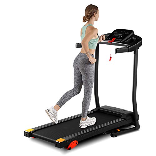 Home Electric Folding Treadmill with Large LED Display Panel
