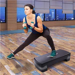 Home Gym Fitness Aerobic Step Platform Adjustable