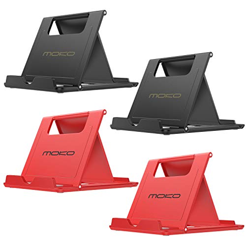 MoKo [4 Pack Phone/Tablet Stand, Foldable Desktop Holder