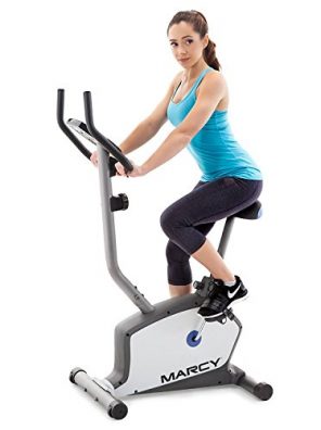 Marcy Upright Exercise Bike with Adjustable Seat