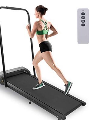2 in 1 Folding Walking Treadmill with LED Display
