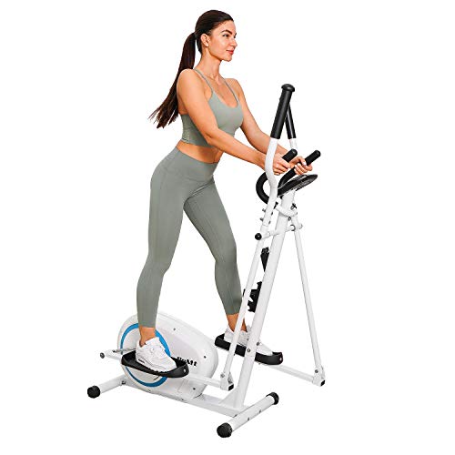 Elliptical Training Machine with LCD Monitor Full-Body Workout