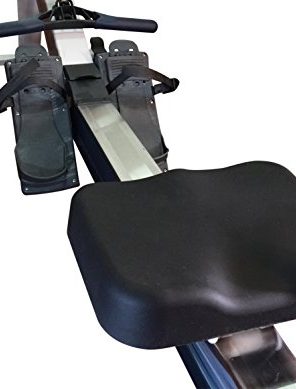 Black Silicone Rowing Machine Seat Cover by Vapor