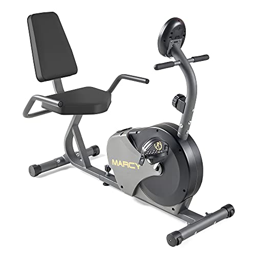 Marcy Magnetic Recumbent Bike with Adjustable Resistance