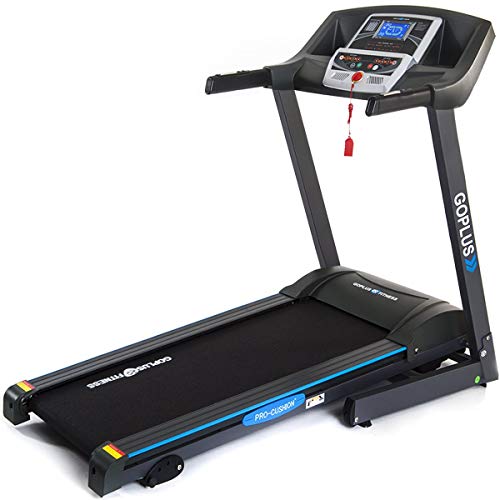 Goplus 2.25HP Electric Folding Treadmill with Incline