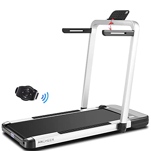 ANCHEER 2 in 1 Treadmill for Home, Installation-Free with Bluetooth