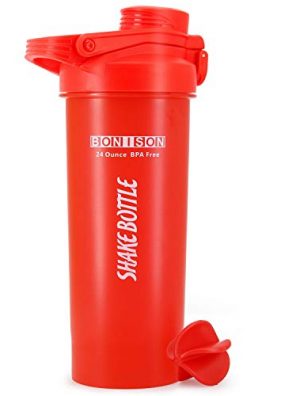24 Ounce Shaker Bottle Protein Powder Shake Blender