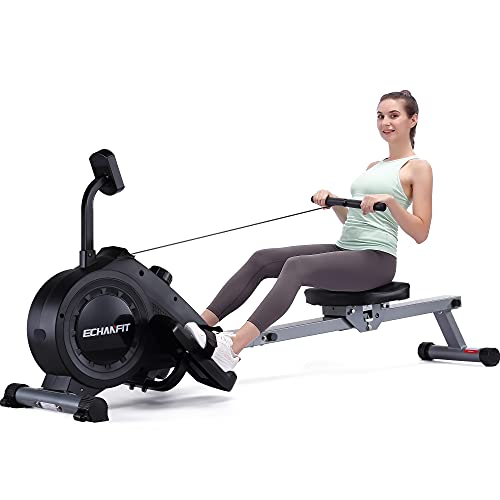 ECHANFIT Magnetic Rower Machine with 16-Level