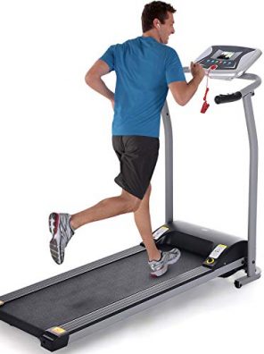 Electric Motorized Running Machine with LCD Monitor