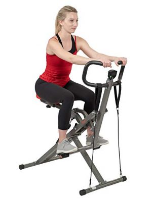 Sunny Health, Fitness Row-N-Ride PRO Squat Assist Trainer