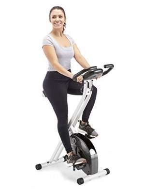Marcy Foldable Exercise Bike with Adjustable Resistance