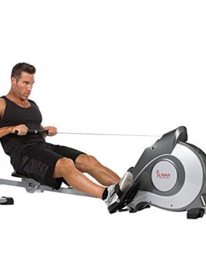 Sunny Health, Fitness Magnetic Rowing Machine with LCD Monitor