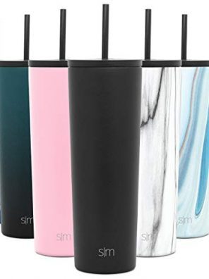 Simple Modern Classic Insulated Tumbler with Straw
