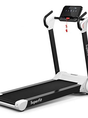 Folding Treadmill Walking Machine with LED Touch Screen &a  Bluetooth Speaker