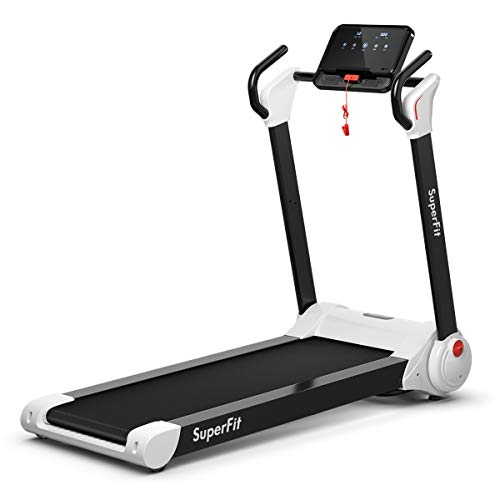 Folding Treadmill Walking Machine with LED Touch Screen &a  Bluetooth Speaker