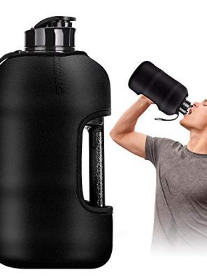 Kaptron Gym Water Bottle with Case - Bodybuilding Water Bottle