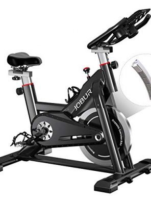 Fitness Bike with Comfortable Seat Cushion with Ipad Mount