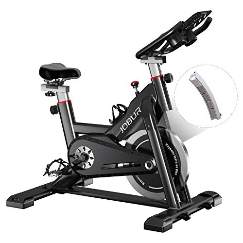 Fitness Bike with Comfortable Seat Cushion with Ipad Mount