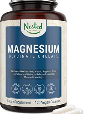 Nested Naturals Magnesium Glycinate Chelate Supplement