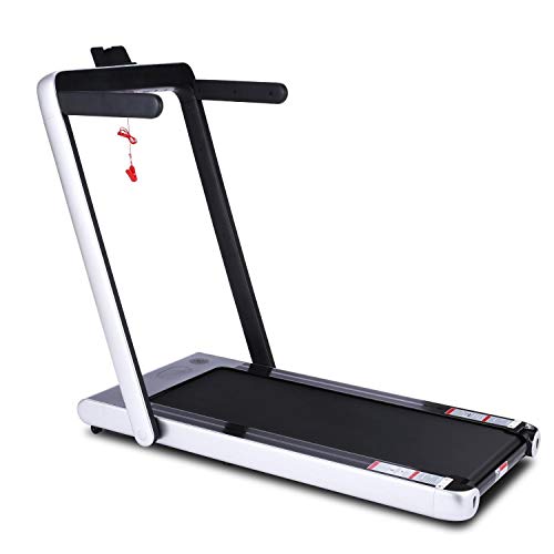 2 in 1 Folding Treadmill for Home