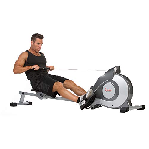 Magnetic Rowing Machine Rower with LCD Monitor