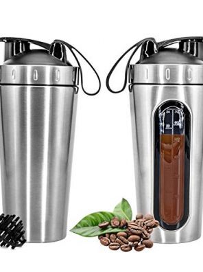 Yanhuang 28oz (800ml) Stainless Steel Protein Shaker Bottle