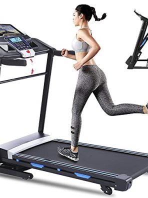 FUNMILY 3.25HP Folding Treadmill, Running Machine