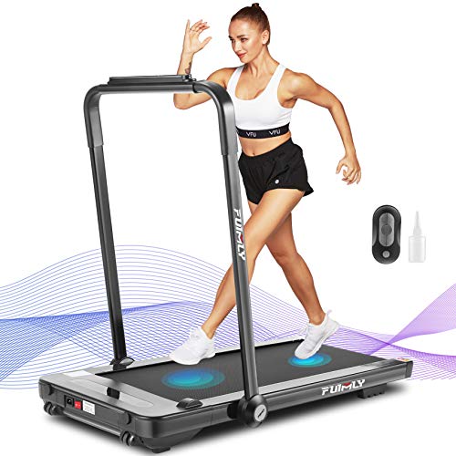 2 in 1 Folding Treadmill Machine with LED Display