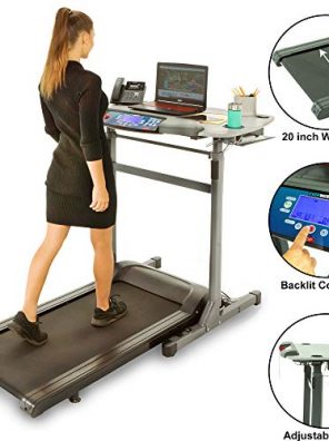 Exerpeutic 5000 ExerWork 20" Wide Belt Desk Treadmill