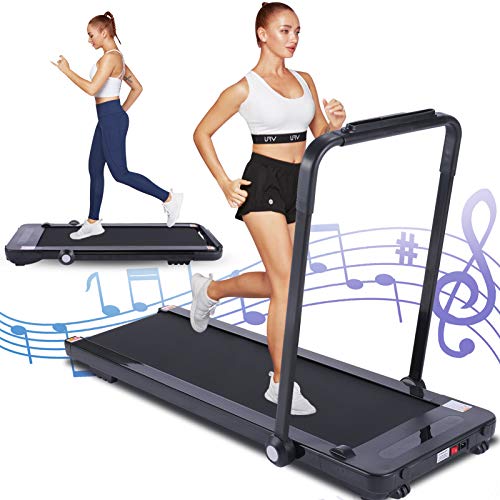 FUNMILY 2 in 1 Folding Treadmill for Home